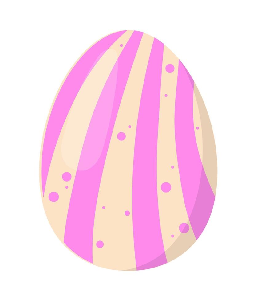 huevo de pascua, plano, icono vector