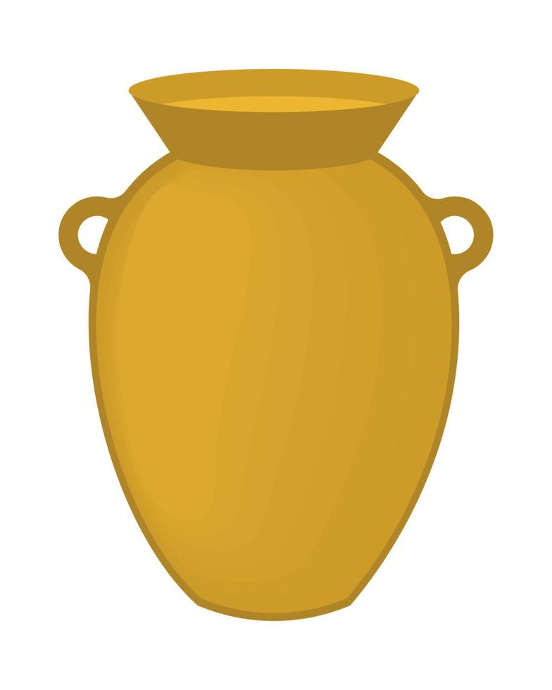 egypt clay amphora vector