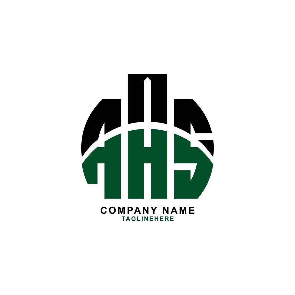 creative AAS letter logo design with white background vector