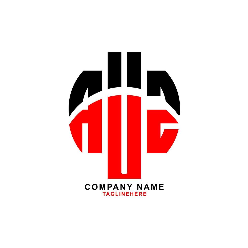 creative AUZ letter logo design with white background vector