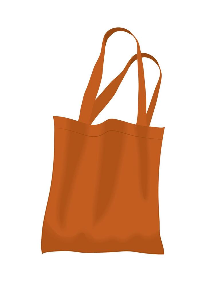 shopping bag for market vector