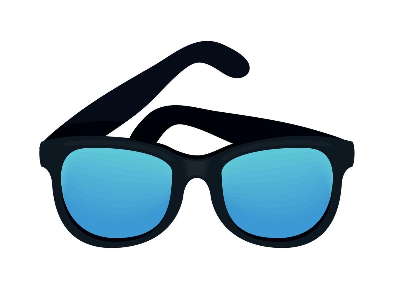 sunglasses icon flat vector