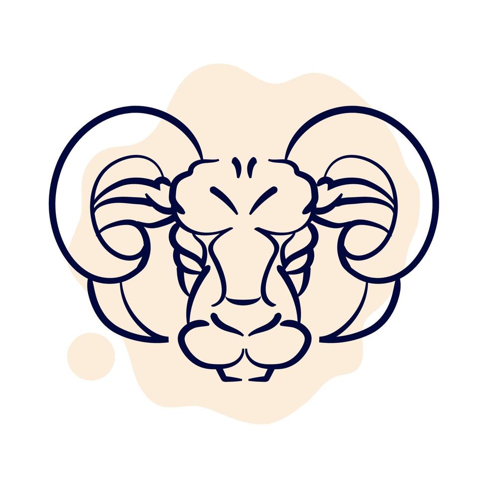 signo del zodiaco capricornio vector