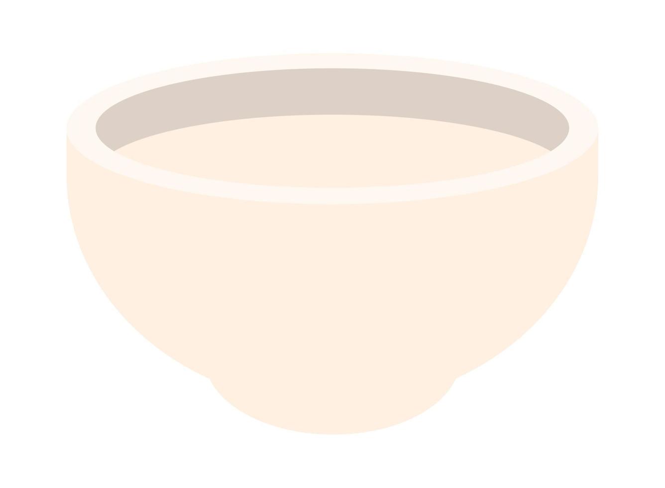 bowl with food vector