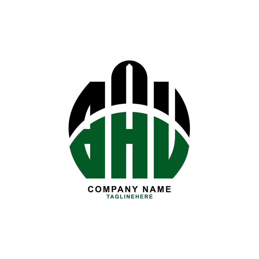 diseño creativo del logotipo de la letra bau con fondo blanco vector