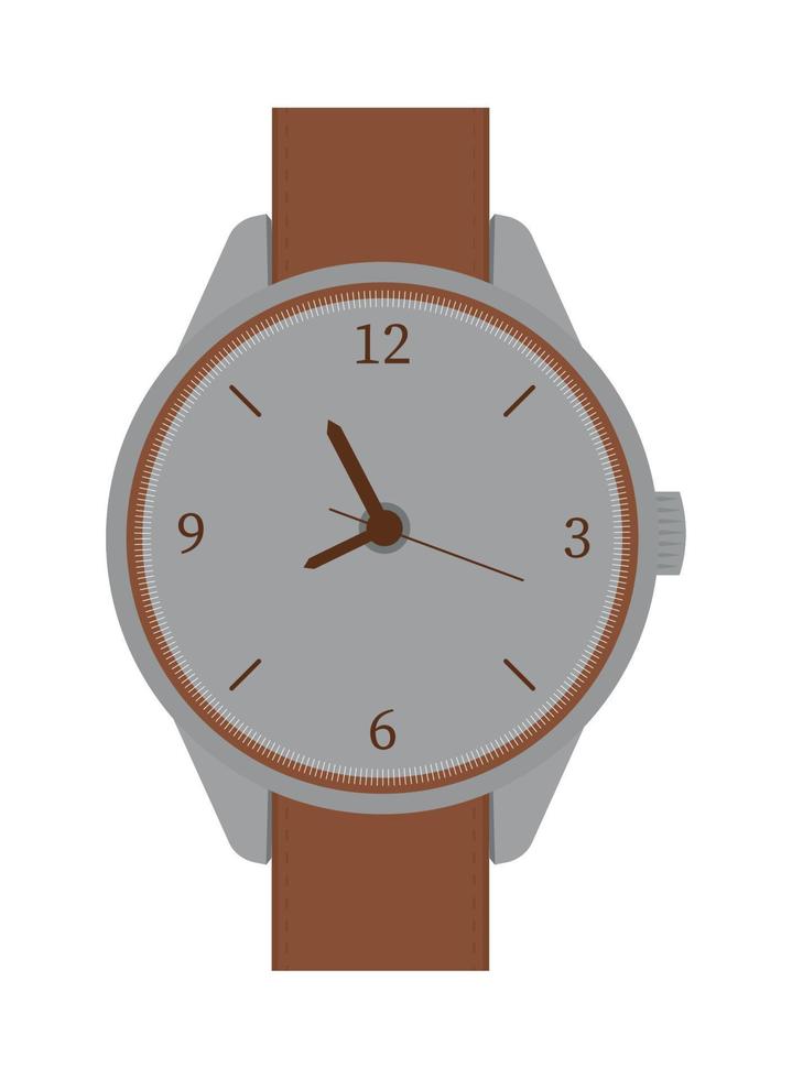 masculine watch icon vector