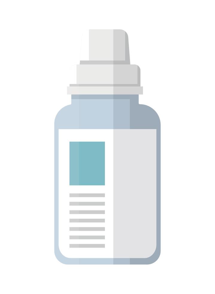 medicine spray bottle vector