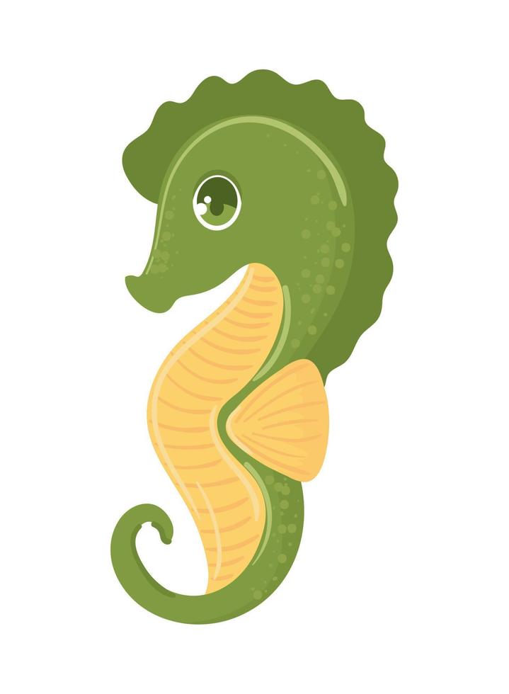 seahorse sea life vector