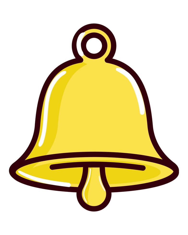 bell icon isolated vector