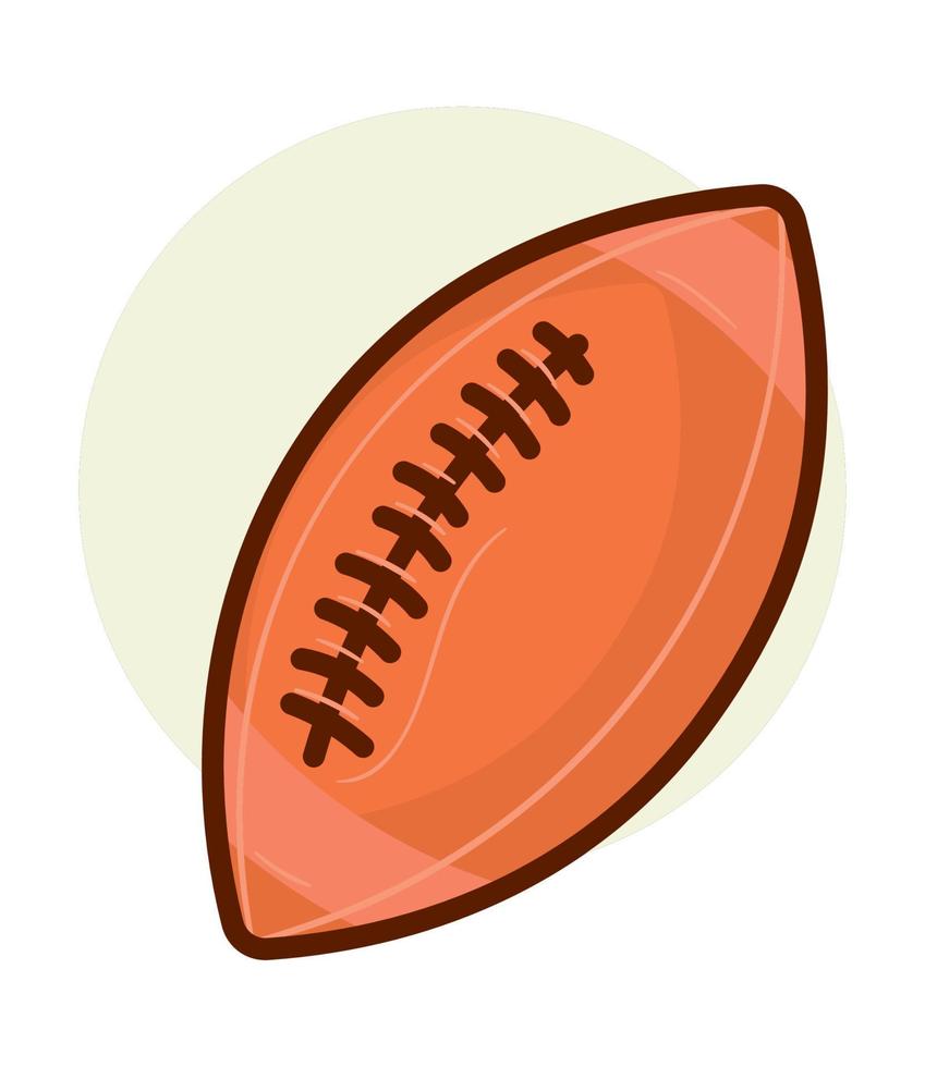 american football ball sport vector