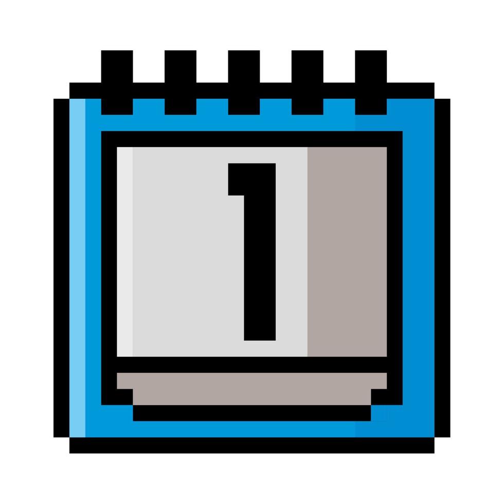 calendar pixel icon 10966217 Vector Art at Vecteezy