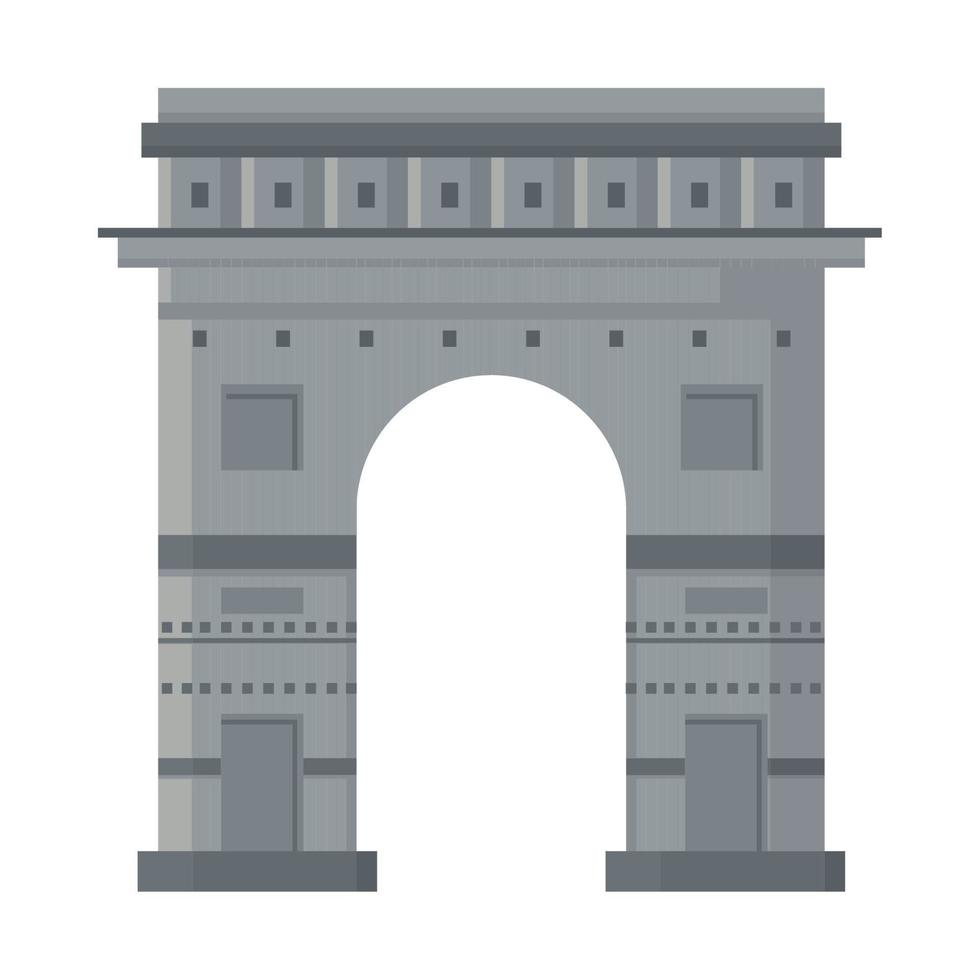 arch of triumph icon vector