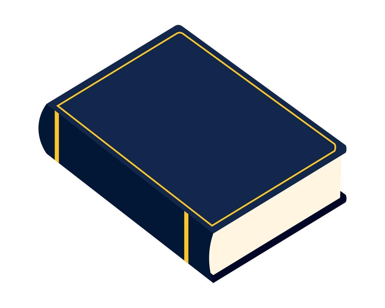 book hardcover icon vector