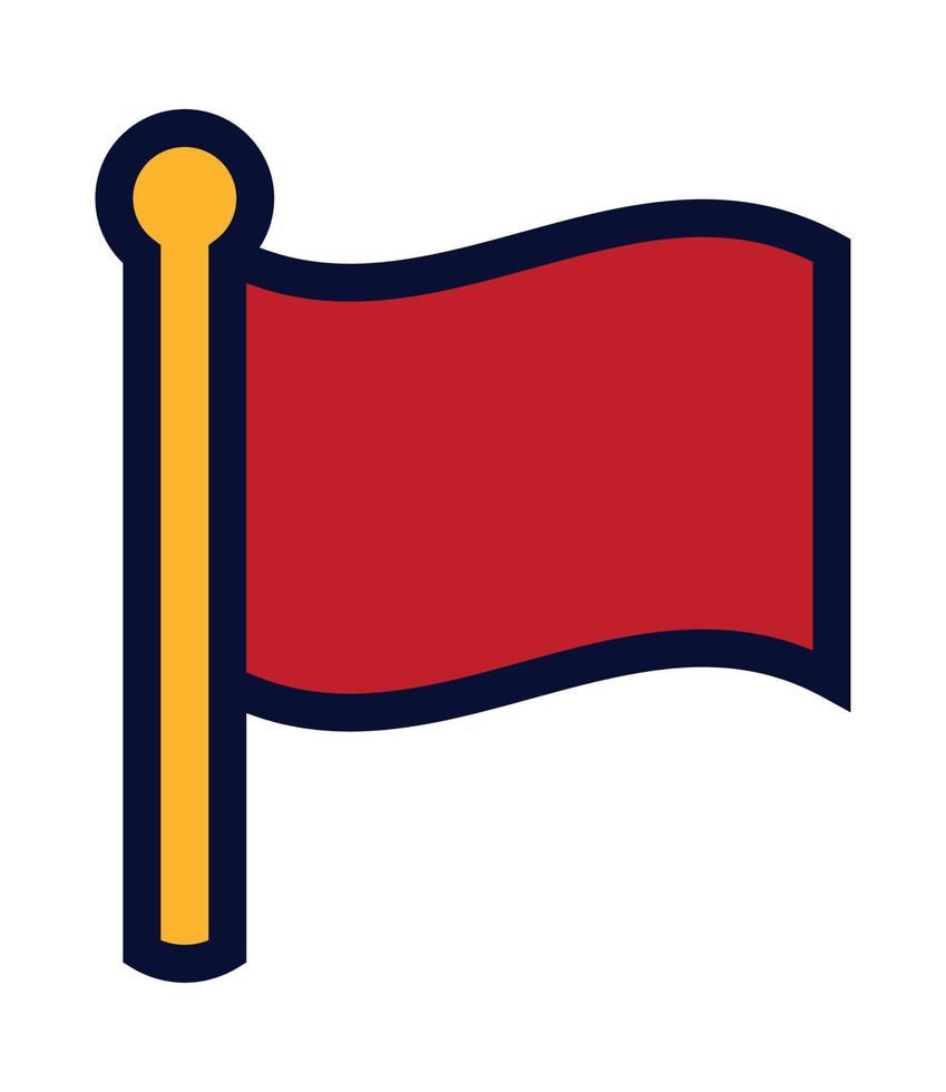 red flag cartoon 10966261 Vector Art at Vecteezy