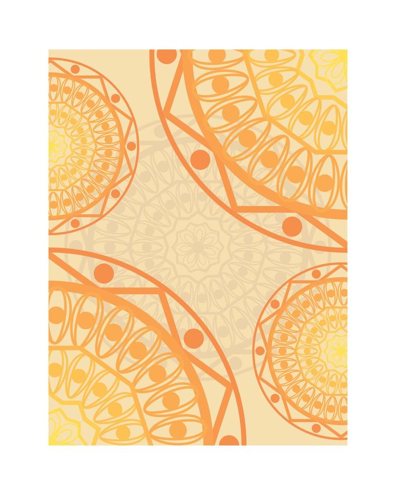 mandala floral pattern vector