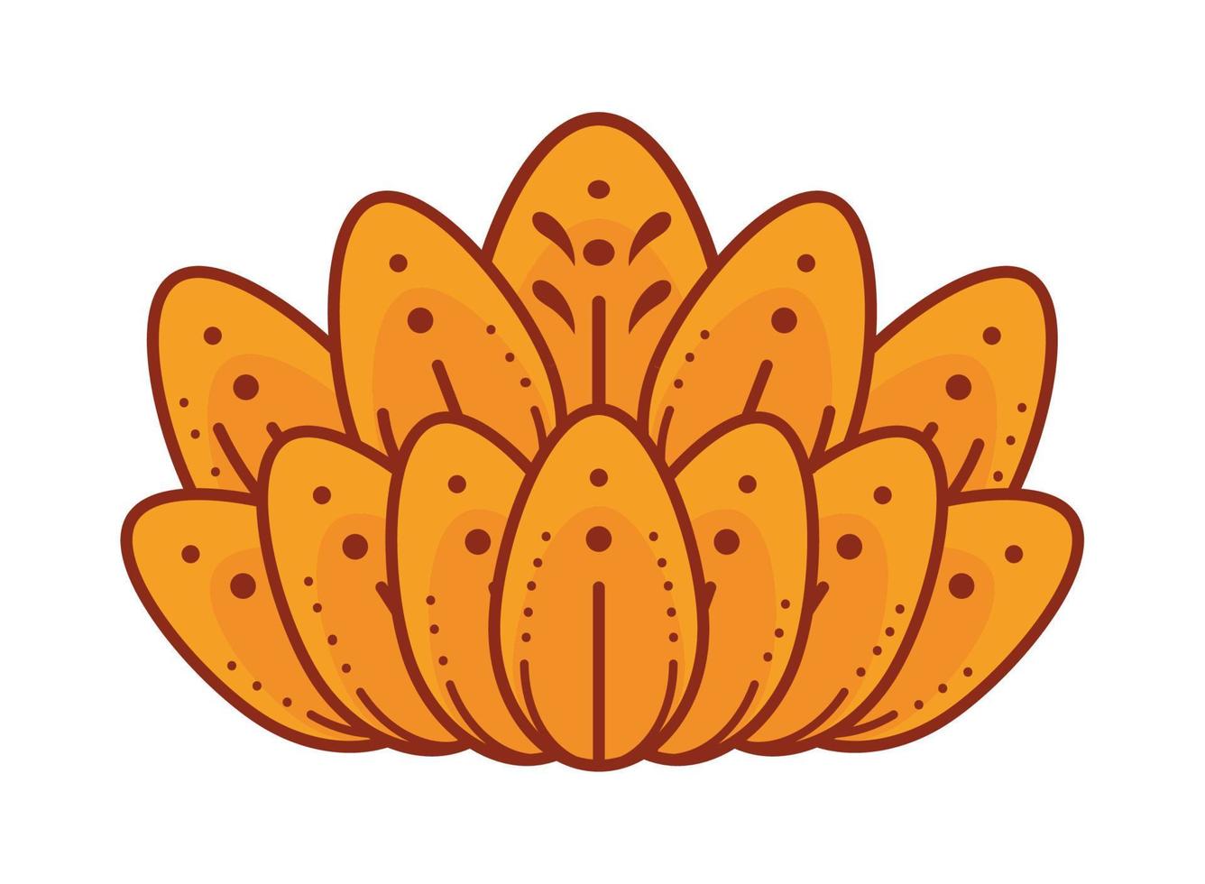 floral decoration design vector
