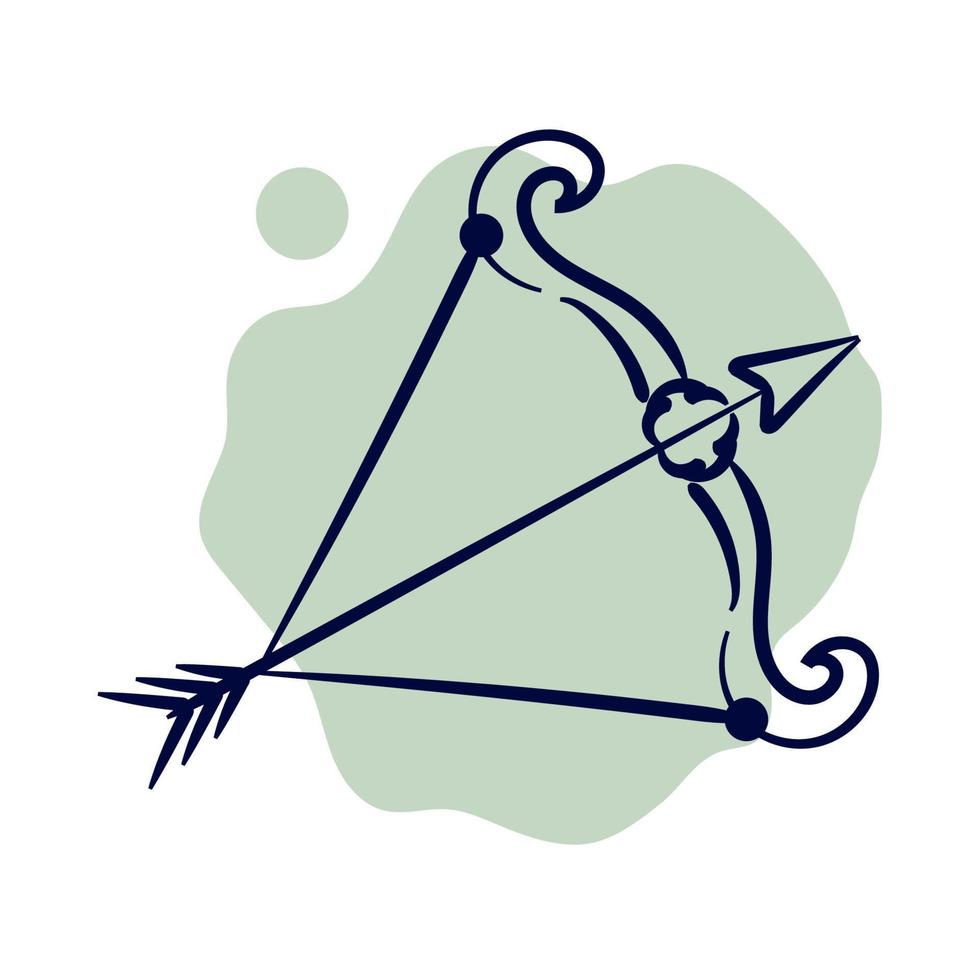 sagittarius zodiac sign vector