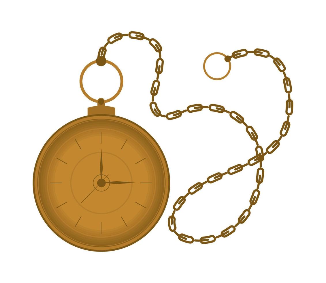 antique watch accessory vector