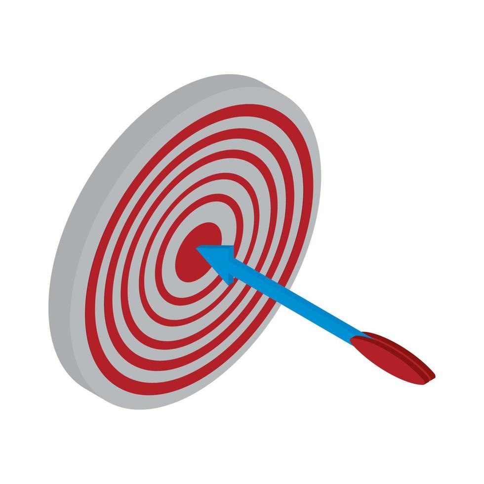 target flat icon vector