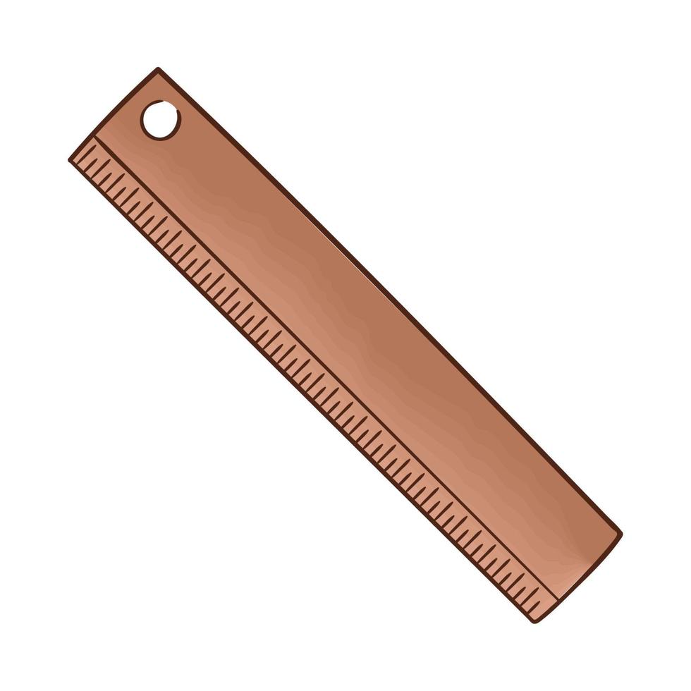 ruler supply icon vector