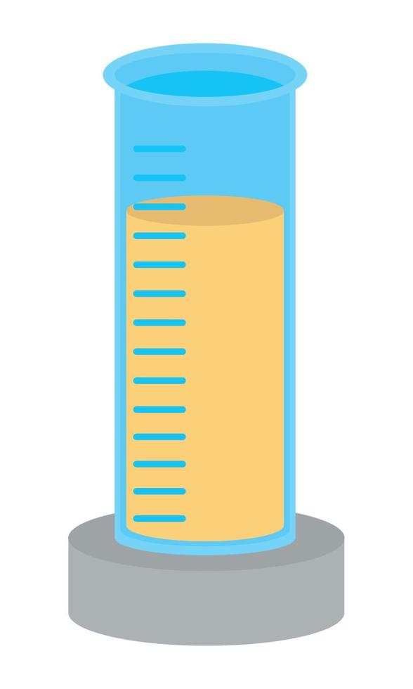 chemical flask experiment vector