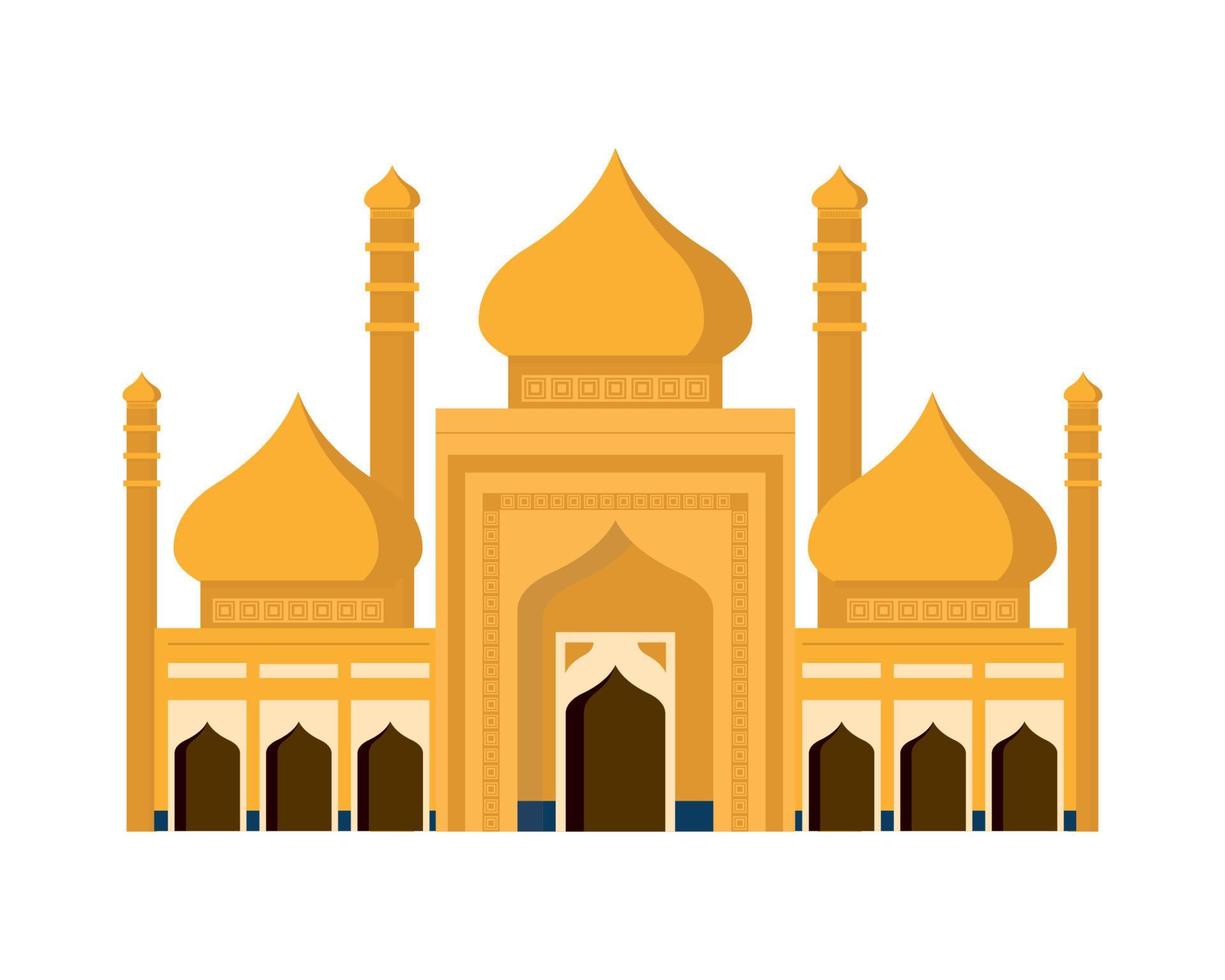 muslim temple traditional vector