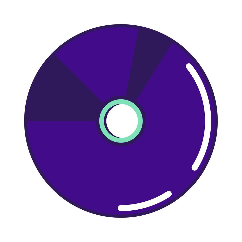 compact disk 90s vector