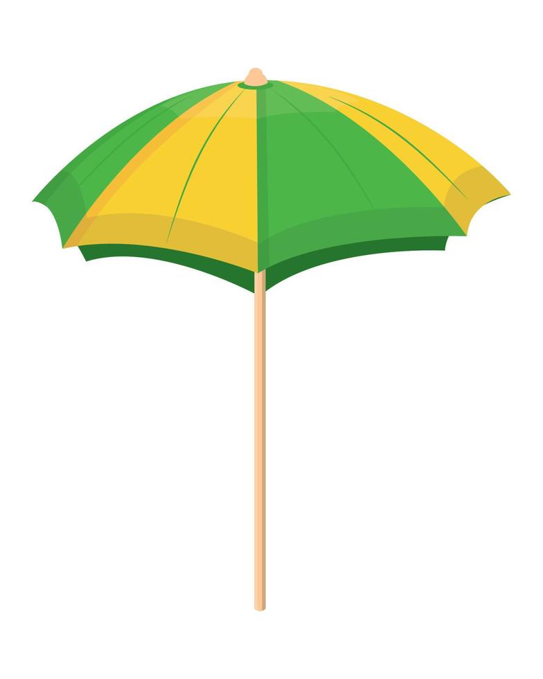 open umbrella icon vector