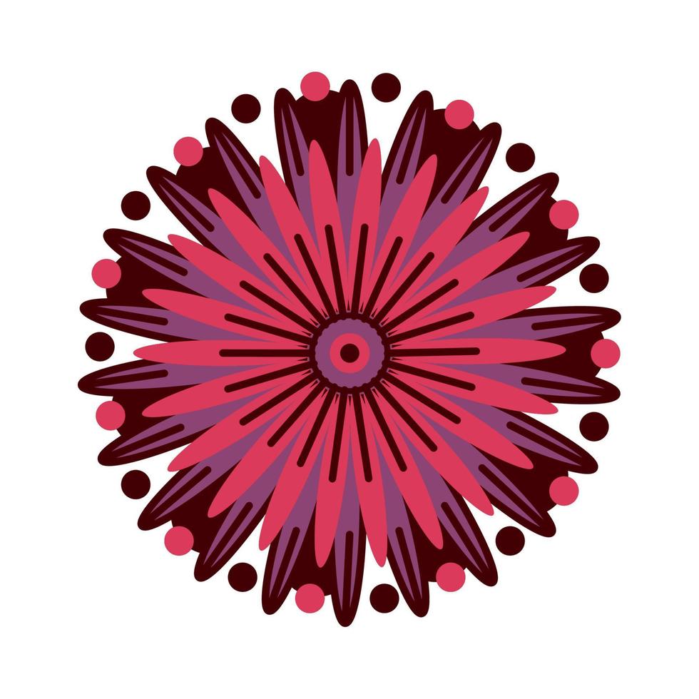 adorno de flor de mandala vector
