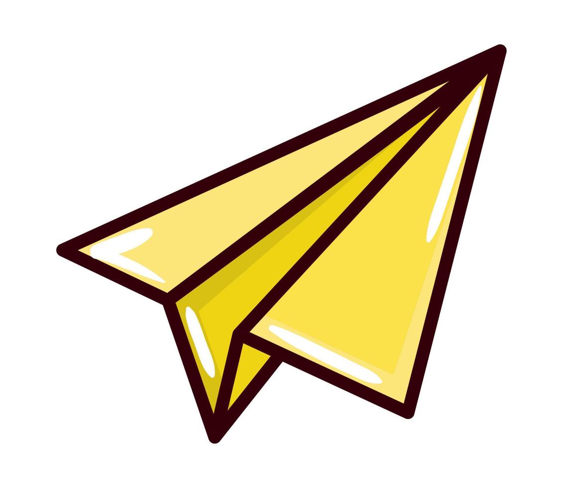 paper plane icon vector