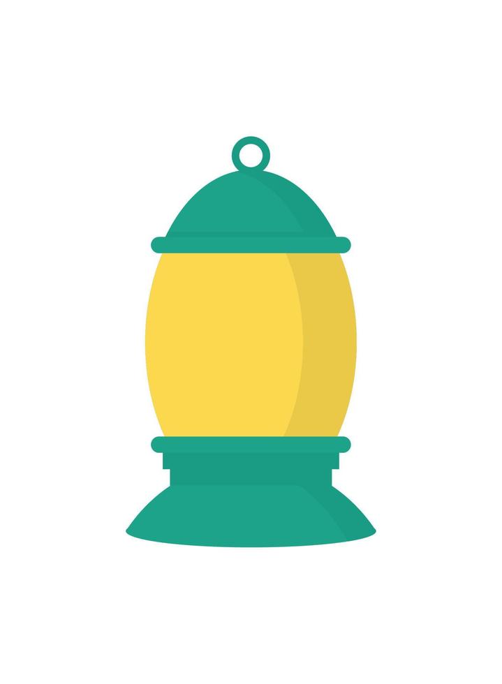 vintage lantern icon vector