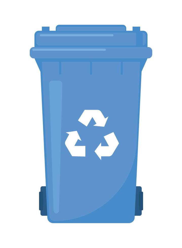 zero waste bin vector