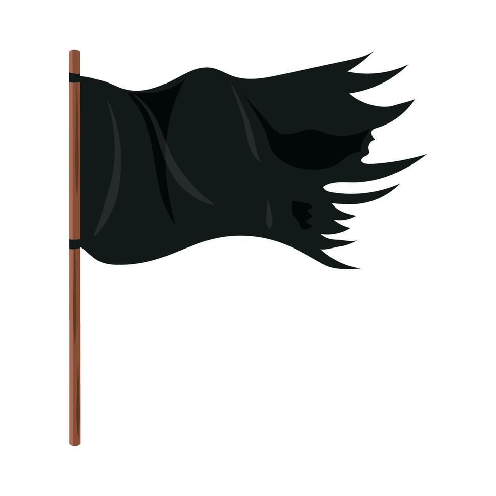 grunge bandera pirata vector