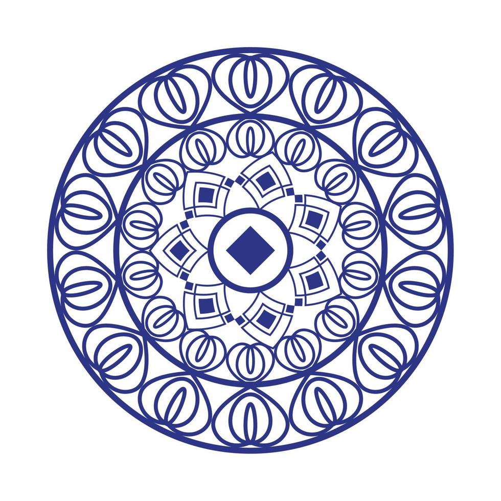 mandala bohemian deco vector