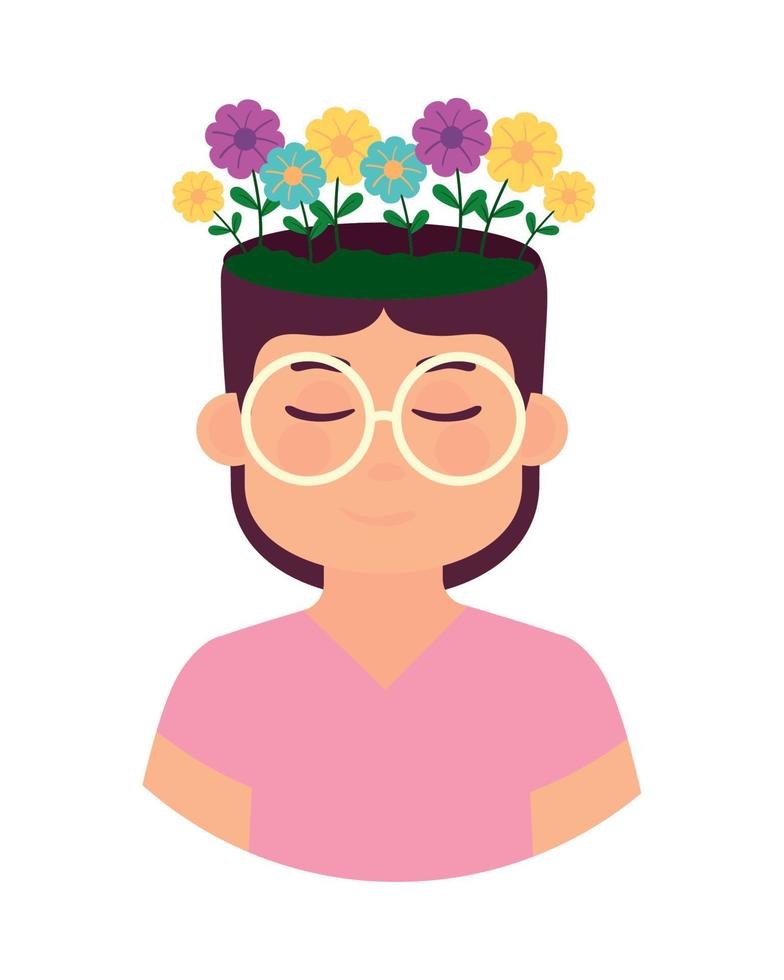 mental health day, concept vector