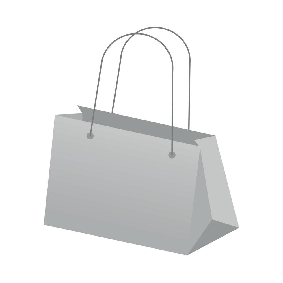 shopping bag for commerce vector