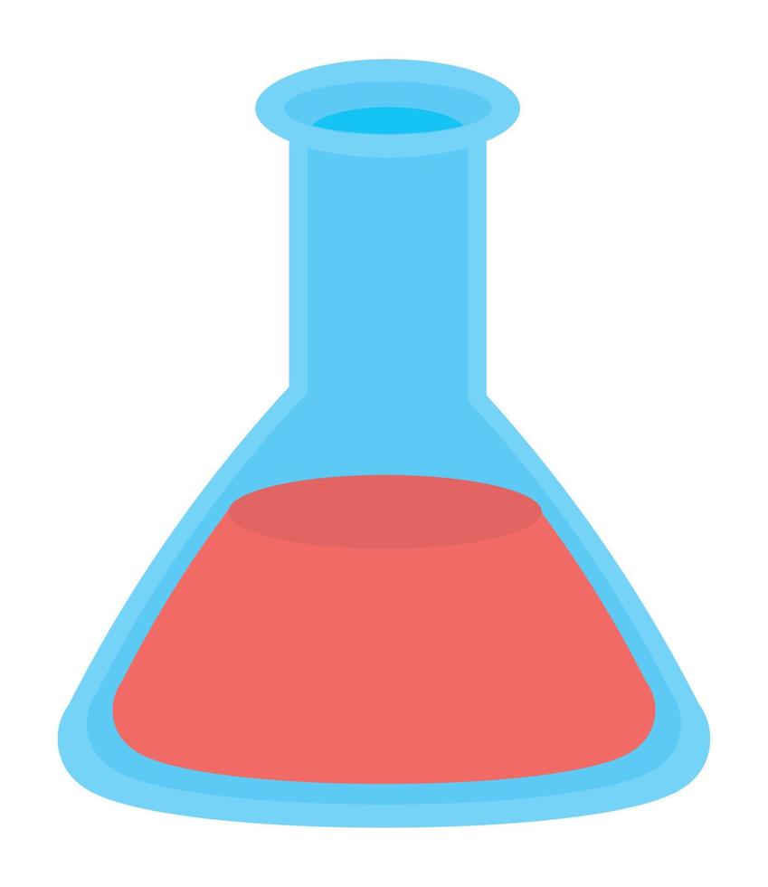 laboratory beaker icon vector