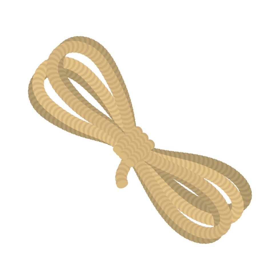 roll of jute rope vector