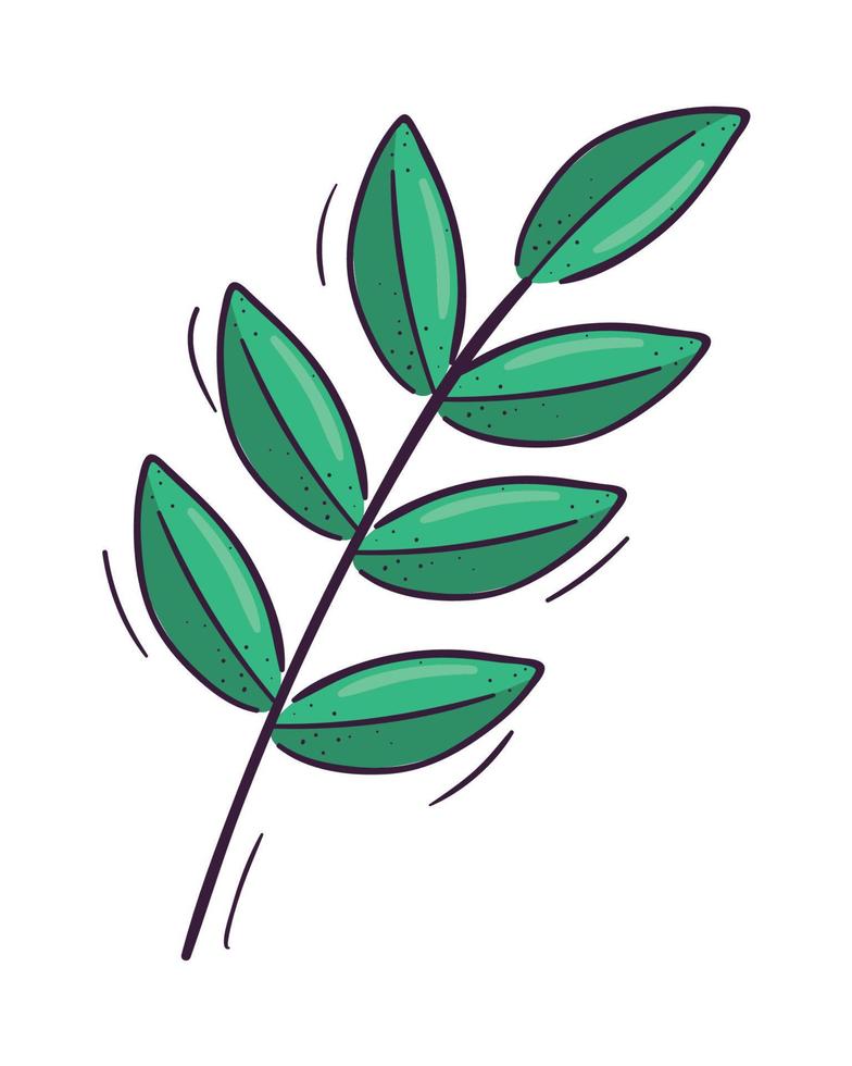 branch nature icon vector