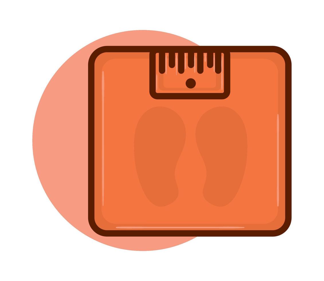 weight scale icon vector