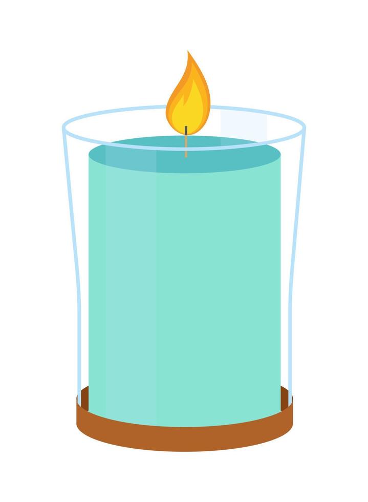 candle light flat icon vector