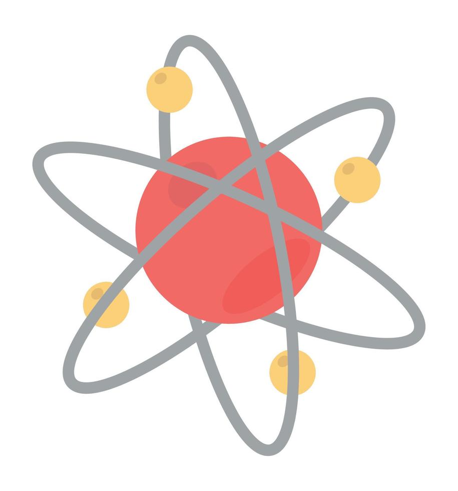 science atom structure vector