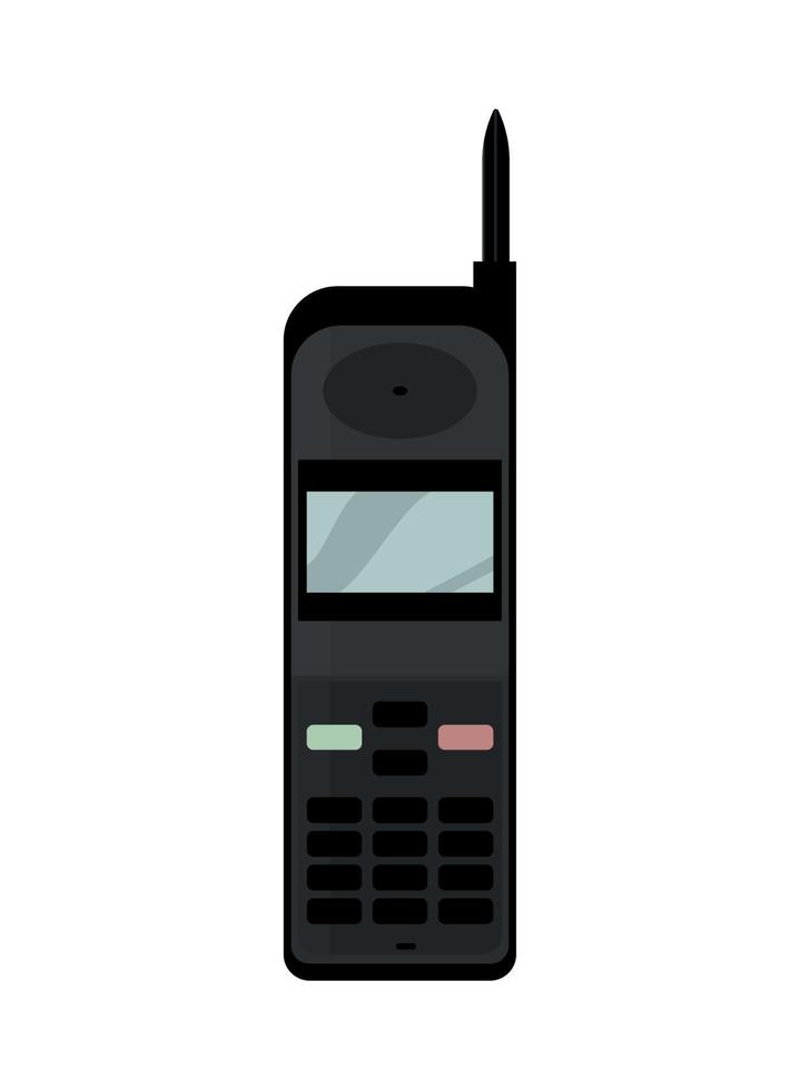 retro mobile phone vector