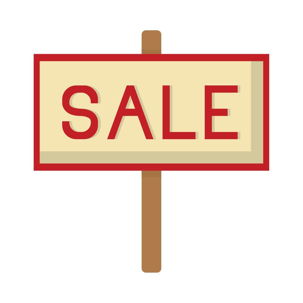 sale placard icon vector