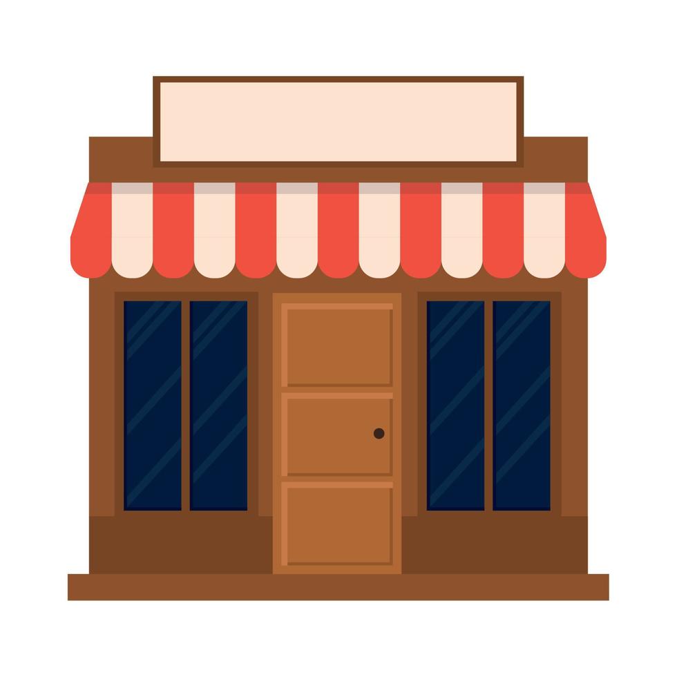 city store front vector