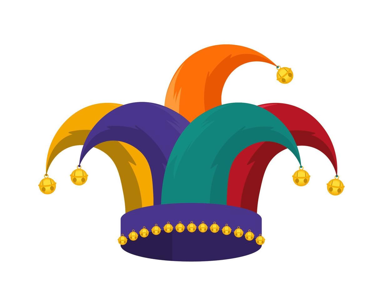 joker hat icon vector