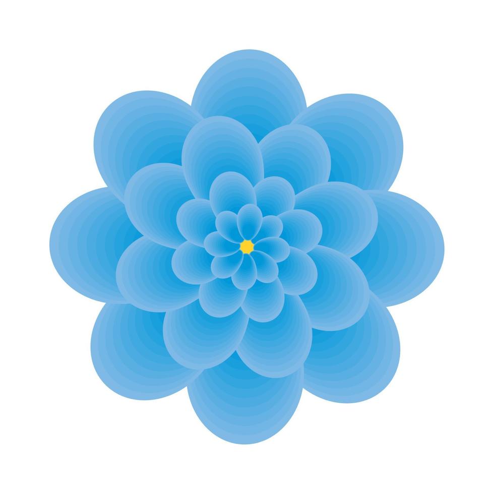 flower flat icon vector