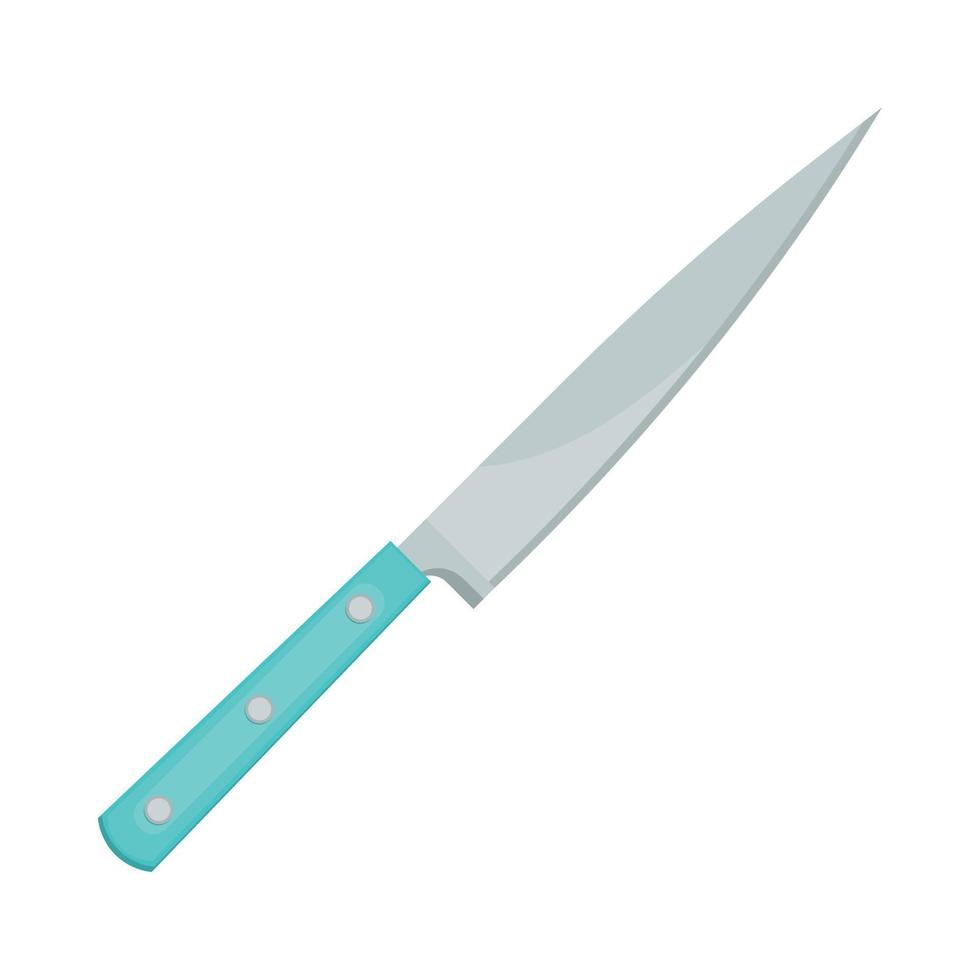 cuchillo para filetear utensilio de cocina vector