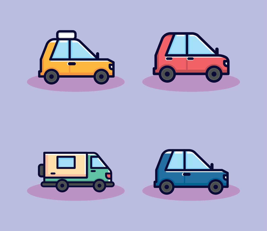 set of vehicle transport vector