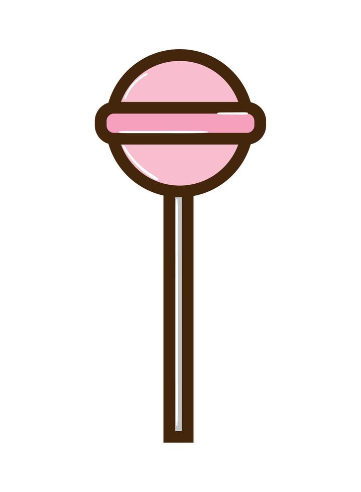 candy in stick vector